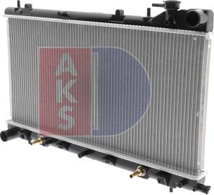 AKS Dasis 350016N - Радіатор, охолодження двигуна autozip.com.ua