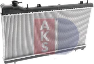 AKS Dasis 350030N - Радіатор, охолодження двигуна autozip.com.ua