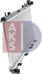 AKS Dasis 350030N - Радіатор, охолодження двигуна autozip.com.ua
