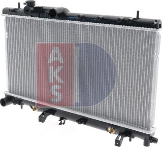 AKS Dasis 350023N - Радіатор, охолодження двигуна autozip.com.ua