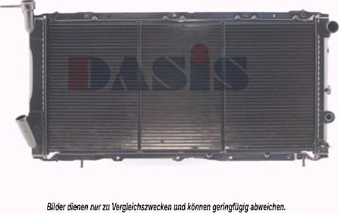 AKS Dasis 350070N - Радіатор, охолодження двигуна autozip.com.ua