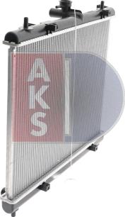 AKS Dasis 360031N - Радіатор, охолодження двигуна autozip.com.ua