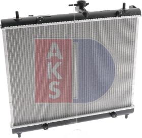 AKS Dasis 360031N - Радіатор, охолодження двигуна autozip.com.ua