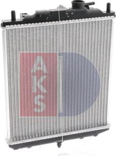 AKS Dasis 360180N - Радіатор, охолодження двигуна autozip.com.ua