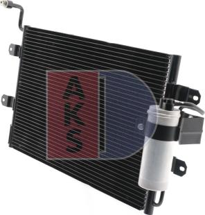 AKS Dasis 332110N - Конденсатор, кондиціонер autozip.com.ua
