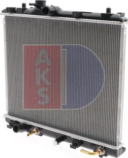 AKS Dasis 320049N - Радіатор, охолодження двигуна autozip.com.ua