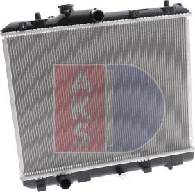 AKS Dasis 320048N - Радіатор, охолодження двигуна autozip.com.ua