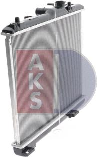 AKS Dasis 320048N - Радіатор, охолодження двигуна autozip.com.ua