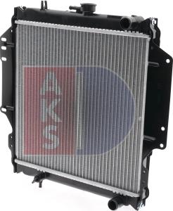 AKS Dasis 320080N - Радіатор, охолодження двигуна autozip.com.ua