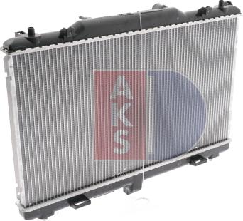 AKS Dasis 320034N - Радіатор, охолодження двигуна autozip.com.ua