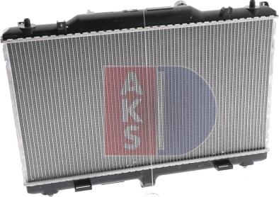 AKS Dasis 320034N - Радіатор, охолодження двигуна autozip.com.ua