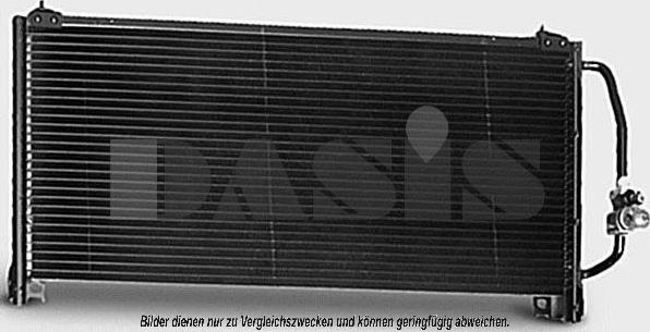 AKS Dasis 322011N - Конденсатор, кондиціонер autozip.com.ua