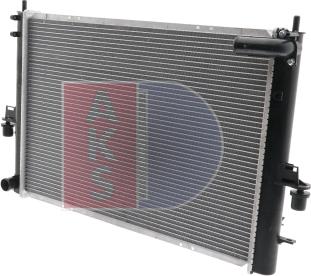 AKS Dasis 370029N - Радіатор, охолодження двигуна autozip.com.ua