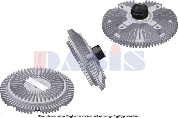 AKS Dasis 378002N - Зчеплення, вентилятор радіатора autozip.com.ua