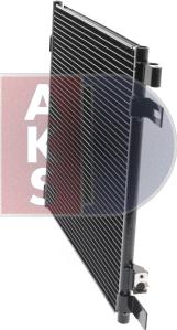 AKS Dasis 292004N - Конденсатор, кондиціонер autozip.com.ua