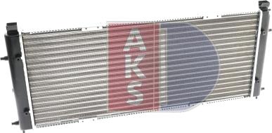 AKS Dasis 240060N - Радіатор, охолодження двигуна autozip.com.ua