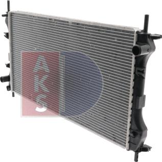 AKS Dasis 250610N - Радіатор, охолодження двигуна autozip.com.ua