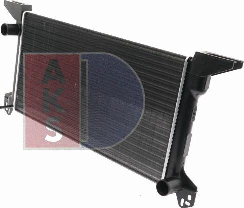AKS Dasis 250020N - Радіатор, охолодження двигуна autozip.com.ua