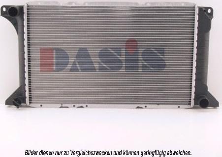 AKS Dasis 250220N - Радіатор, охолодження двигуна autozip.com.ua