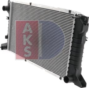AKS Dasis 250270N - Радіатор, охолодження двигуна autozip.com.ua