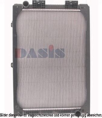 AKS Dasis 260570N - Радіатор, охолодження двигуна autozip.com.ua