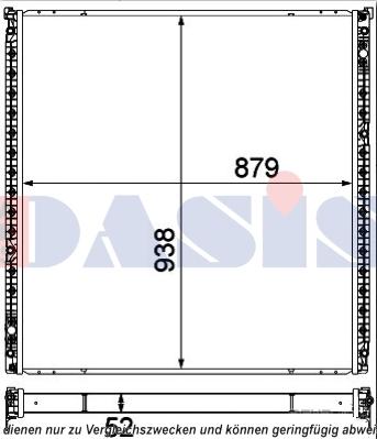 AKS Dasis 260034N - Низькотемпературний охолоджувач, інтеркулер autozip.com.ua