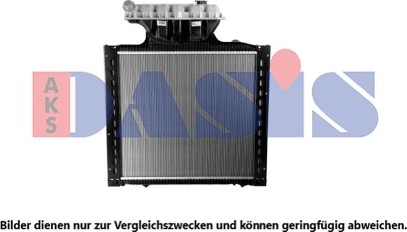AKS Dasis 260031N - Радіатор, охолодження двигуна autozip.com.ua