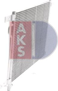 AKS Dasis 262006N - Конденсатор, кондиціонер autozip.com.ua