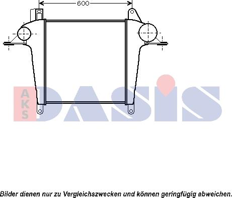 AKS Dasis 267021N - Интеркулер autozip.com.ua