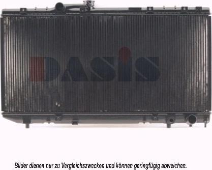 AKS Dasis 210940N - Радіатор, охолодження двигуна autozip.com.ua