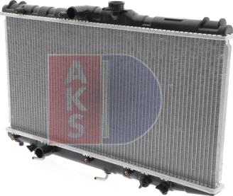 AKS Dasis 210960N - Радіатор, охолодження двигуна autozip.com.ua