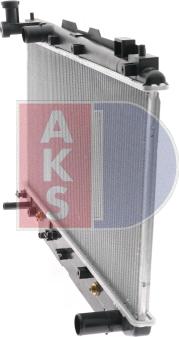 AKS Dasis 210097N - Радіатор, охолодження двигуна autozip.com.ua