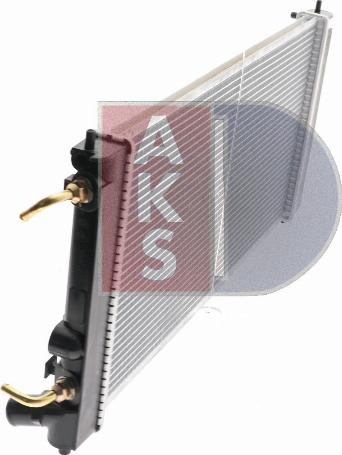 AKS Dasis 210051N - Радіатор, охолодження двигуна autozip.com.ua