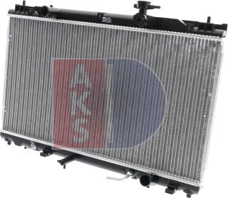 AKS Dasis 210086N - Радіатор, охолодження двигуна autozip.com.ua
