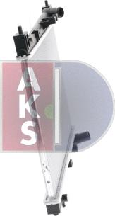 AKS Dasis 210029N - Радіатор, охолодження двигуна autozip.com.ua