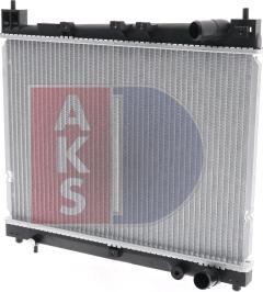 AKS Dasis 210029N - Радіатор, охолодження двигуна autozip.com.ua