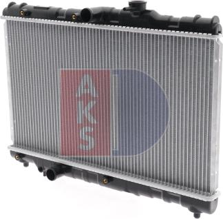AKS Dasis 210070N - Радіатор, охолодження двигуна autozip.com.ua