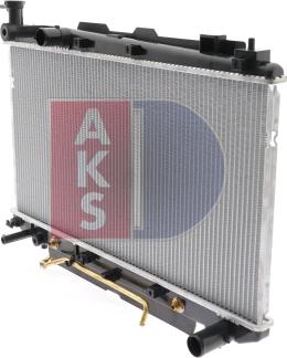 AKS Dasis 210103N - Радіатор, охолодження двигуна autozip.com.ua