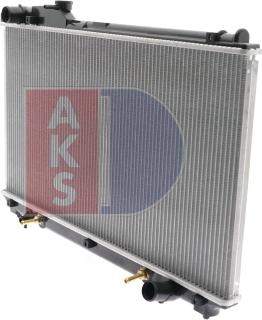 AKS Dasis 210111N - Радіатор, охолодження двигуна autozip.com.ua