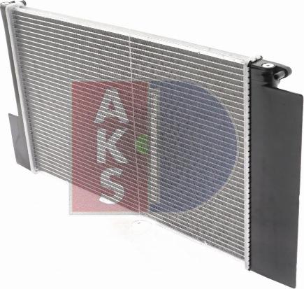 AKS Dasis 210186N - Радіатор, охолодження двигуна autozip.com.ua