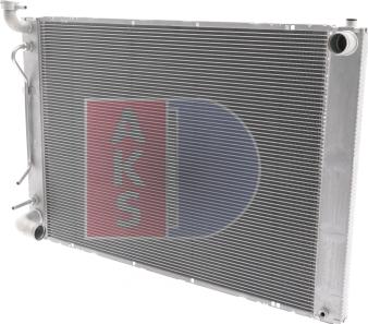 AKS Dasis 210134N - Радіатор, охолодження двигуна autozip.com.ua