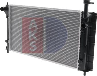 AKS Dasis 210125N - Радіатор, охолодження двигуна autozip.com.ua