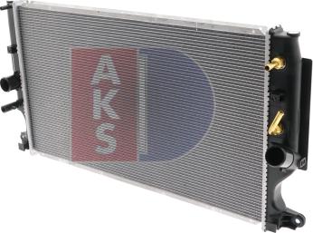 AKS Dasis 210264N - Радіатор, охолодження двигуна autozip.com.ua