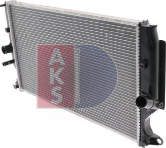 AKS Dasis 210214N - Радіатор, охолодження двигуна autozip.com.ua