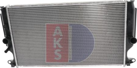AKS Dasis 210214N - Радіатор, охолодження двигуна autozip.com.ua