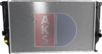 AKS Dasis 210213N - Радіатор, охолодження двигуна autozip.com.ua