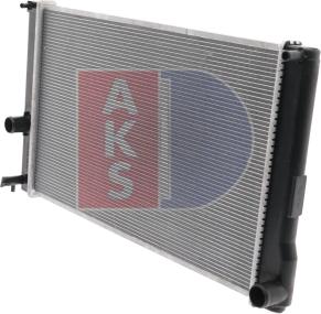 AKS Dasis 210238N - Радіатор, охолодження двигуна autozip.com.ua