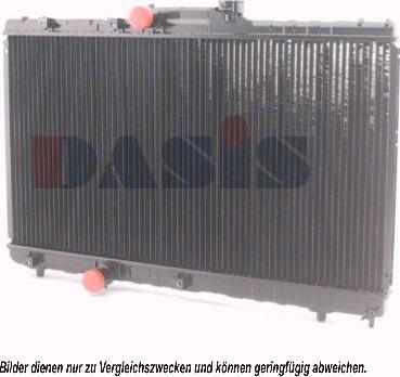 AKS Dasis 211640N - Радіатор, охолодження двигуна autozip.com.ua