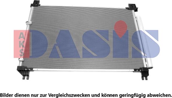 AKS Dasis 212011N - Конденсатор, кондиціонер autozip.com.ua