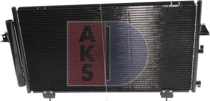 AKS Dasis 212018N - Конденсатор, кондиціонер autozip.com.ua